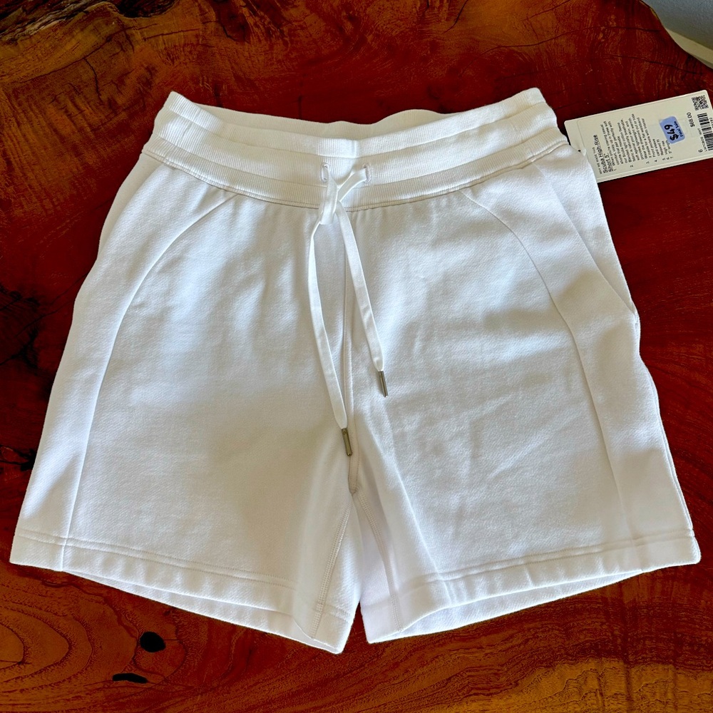 Lululemon Athletica White Shorts, NWT